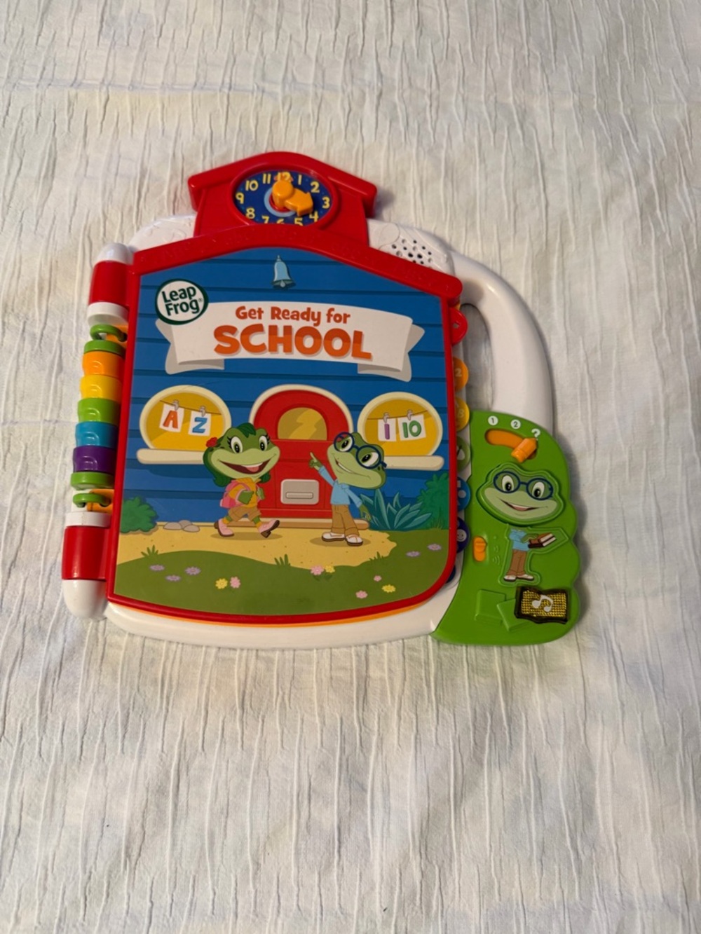 Leap frog -LeapFrog Ready for School Interactive Learning Book Toy Tested Works